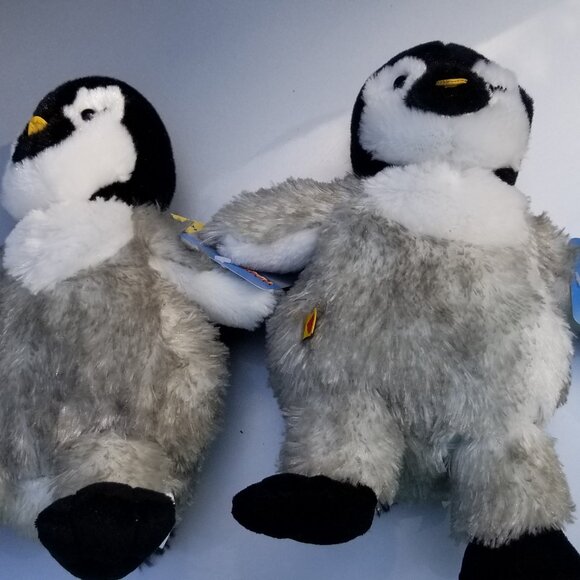 Build-A-Bear Happy Feet Two Erik Grey Penguin Plush Stuffed Animal BABW - Picture 4 of 4